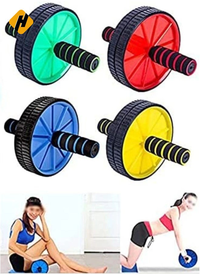 Dorsa Fitness Equipment/Sporting Goods/Ab Wheel Power Roller,Twowheel Hand Pusher Yellow, Ab Roller, 2724279497474