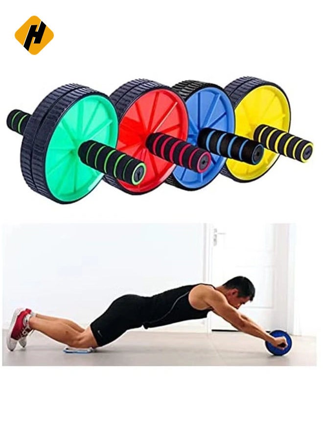 Dorsa Fitness Equipment/Sporting Goods/Ab Wheel Power Roller,Twowheel Hand Pusher Yellow, Ab Roller, 2724279497474