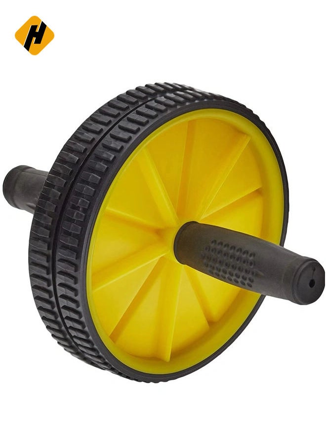 Dorsa Fitness Equipment/Sporting Goods/Ab Wheel Power Roller,Twowheel Hand Pusher Yellow, Ab Roller, 2724279497474