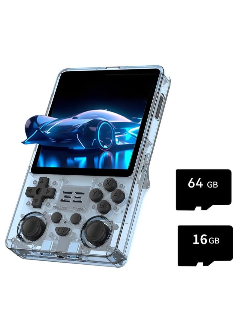 RGB20SX Handheld Game Console with 10000 Gmaes, 4-Inch IPS Open Source Linux Retro Portable Gaming Console, 16-64G,5000Mah Battery Handheld Emulator Gift for Kids Adults