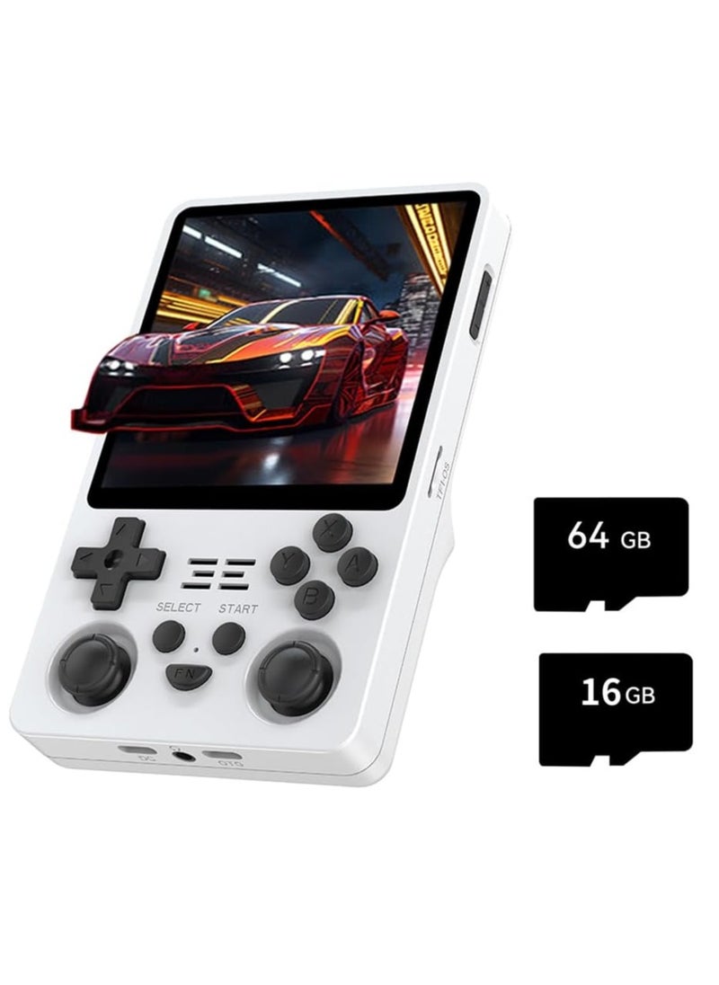 RGB20SX Handheld Game Console with 10000 Gmaes, 4-Inch IPS Open Source Linux Retro Portable Gaming Console, 16-64G,5000Mah Battery Handheld Emulator Gift for Kids Adults