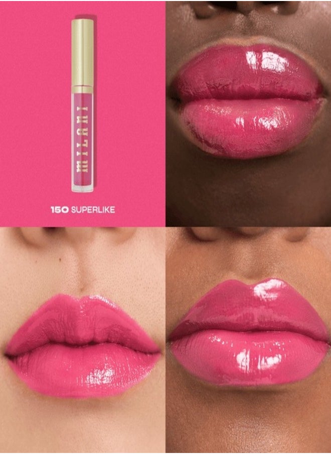 Milani Keep It Full Maxxx Lip Plumper - Superlike 150 | Vegan, Hydrating Lip Gloss (0.15 fl oz / 4.5 ml)