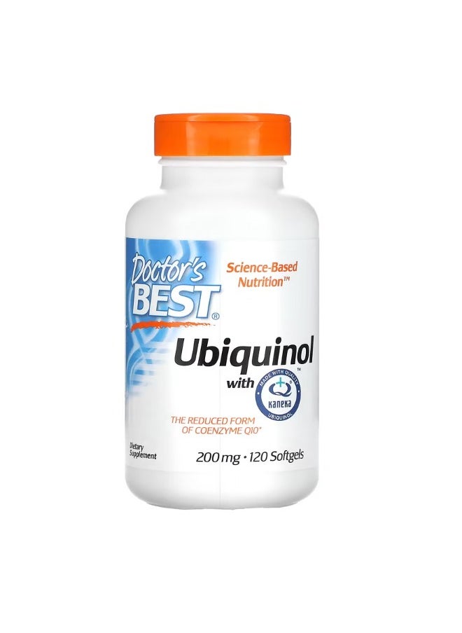 Ubiquinol with Kaneka 200 mg 120 Softgels