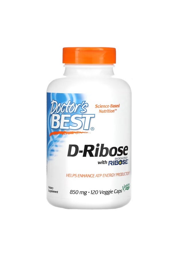 DRibose with BioEnergy Ribose 170 mg 120 Veggie Caps