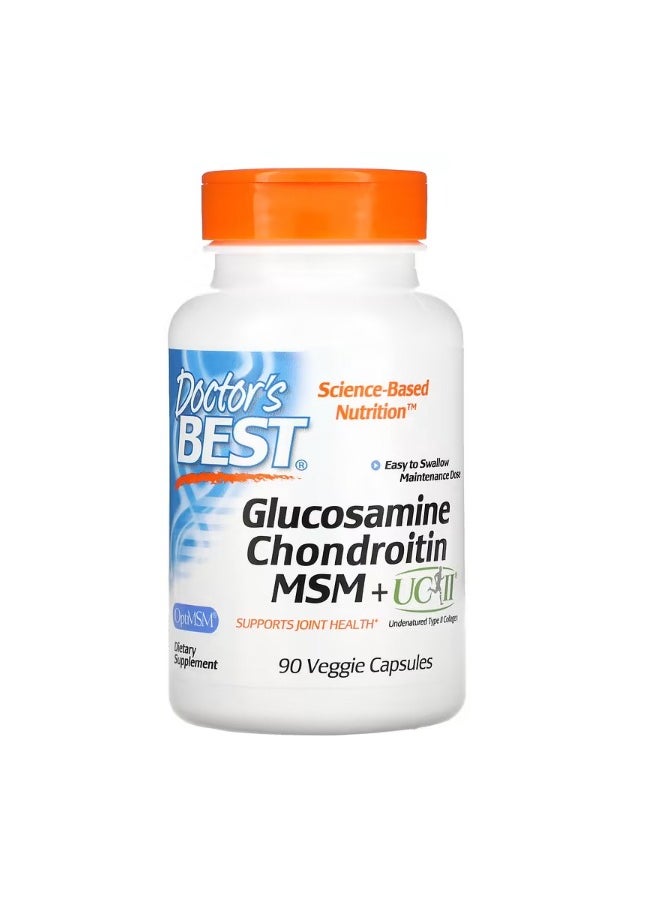 Glucosamine Chondroitin MSM  UCII 90 Veggie Capsule