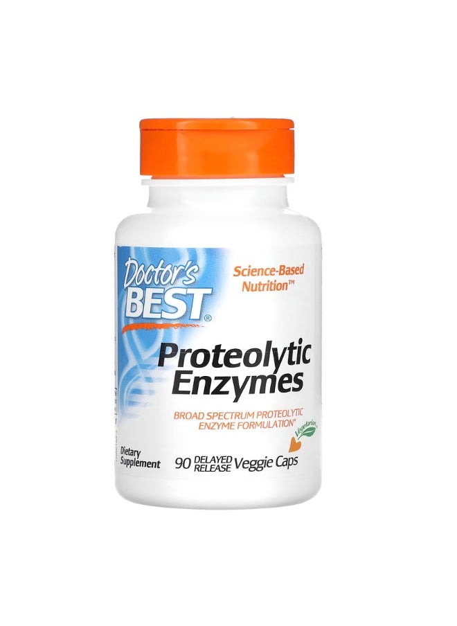 Proteolytic Enzymes 90 Delayed Release Veggie Caps