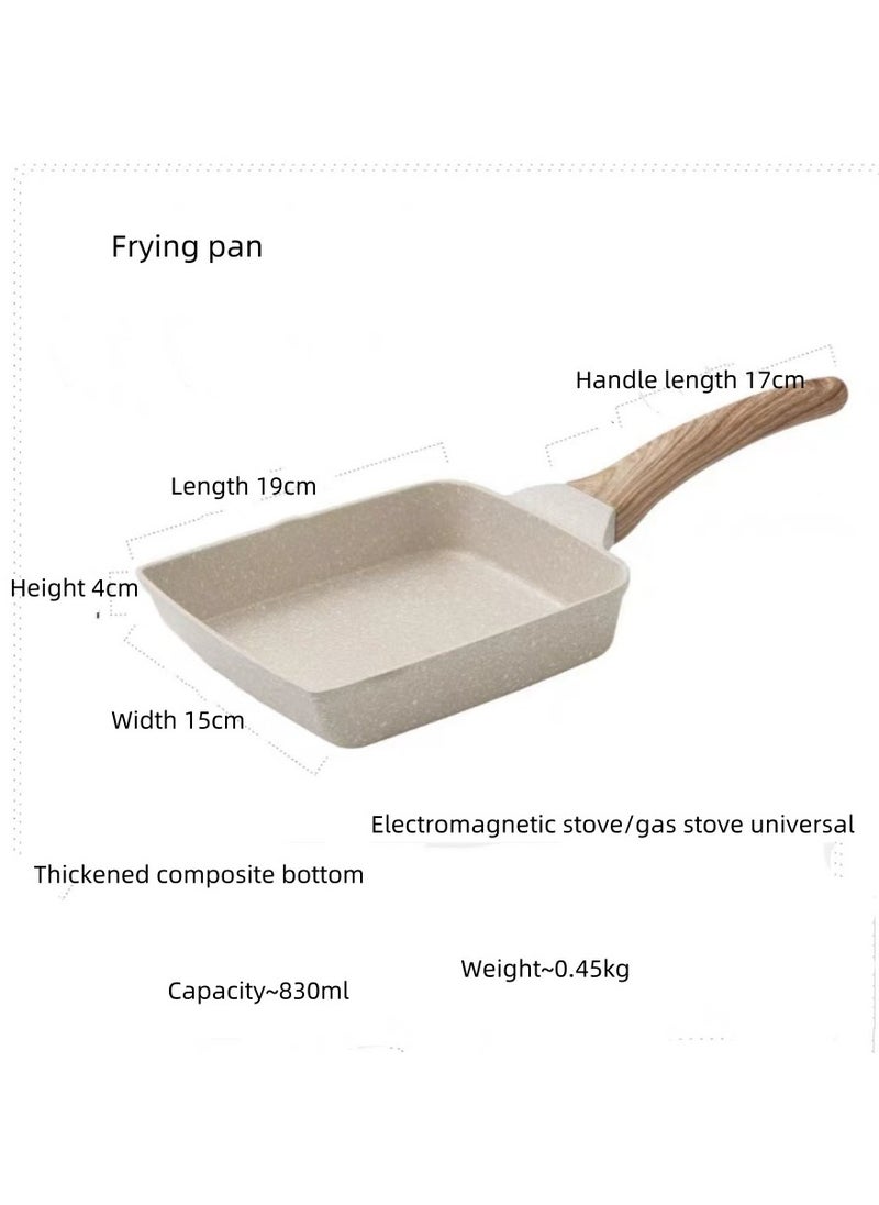 Non-Stick And Easy To Clean. it Is Suitable For Cooking Eggs, Omelets, Pancakes, Crepes, Frying Steaks. it Is A Flat-Bottomed Pan, An Egg Frying Pan That Can Be Used On Gas Stoves And Other Cookers