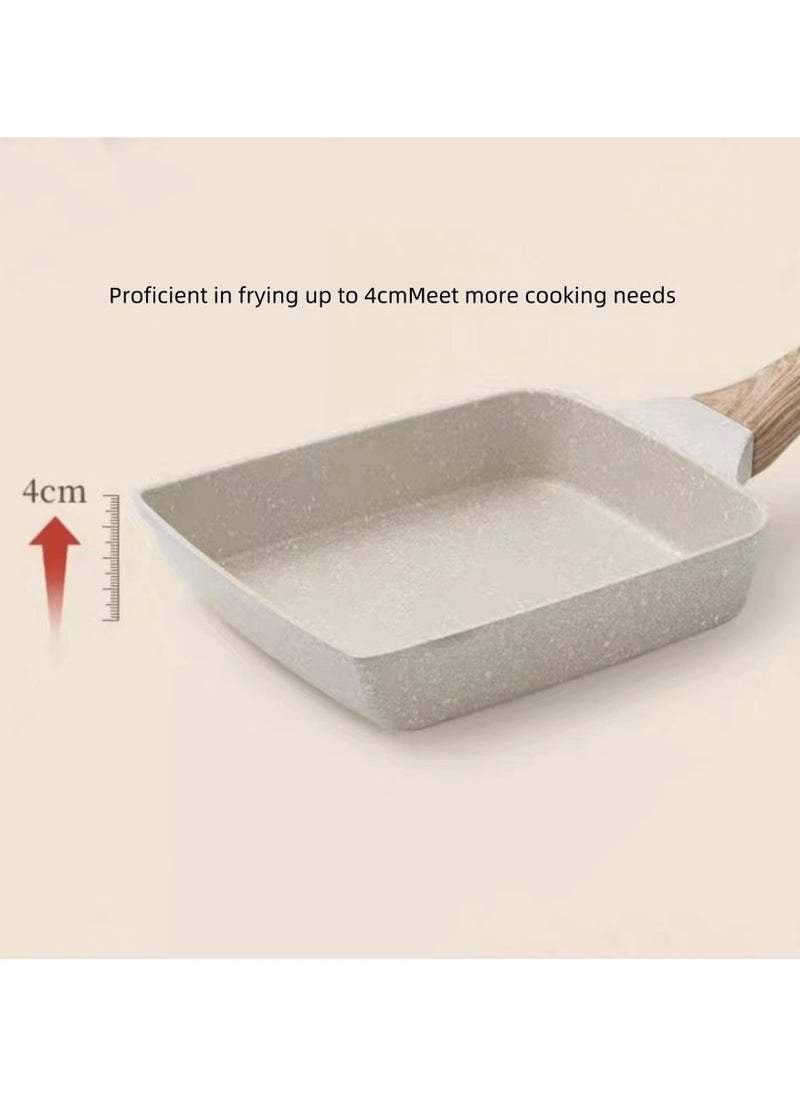 Non-Stick And Easy To Clean. it Is Suitable For Cooking Eggs, Omelets, Pancakes, Crepes, Frying Steaks. it Is A Flat-Bottomed Pan, An Egg Frying Pan That Can Be Used On Gas Stoves And Other Cookers