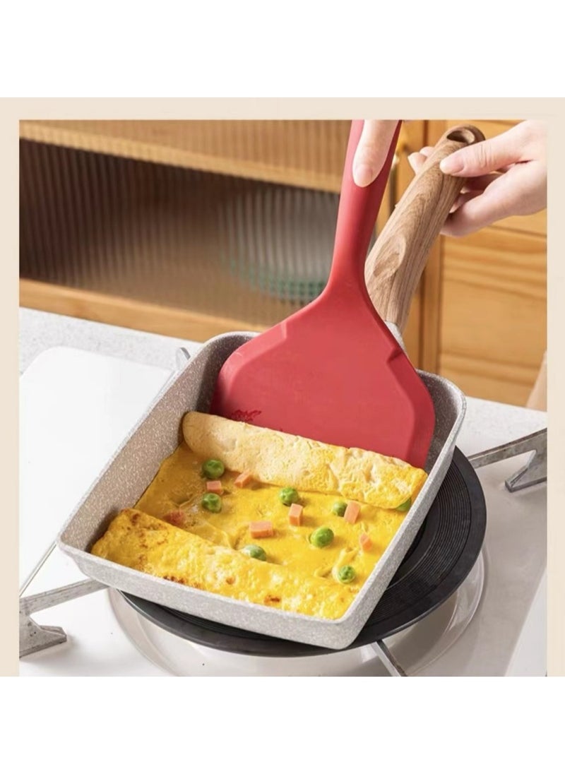 Non-Stick And Easy To Clean. it Is Suitable For Cooking Eggs, Omelets, Pancakes, Crepes, Frying Steaks. it Is A Flat-Bottomed Pan, An Egg Frying Pan That Can Be Used On Gas Stoves And Other Cookers