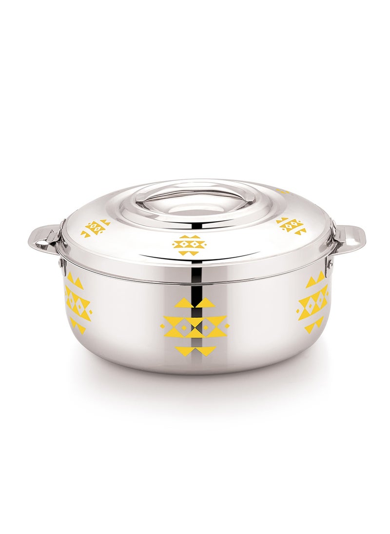 Yara Stainless Steel Casserole Stylish, Durable, and Heat-Retaining Design