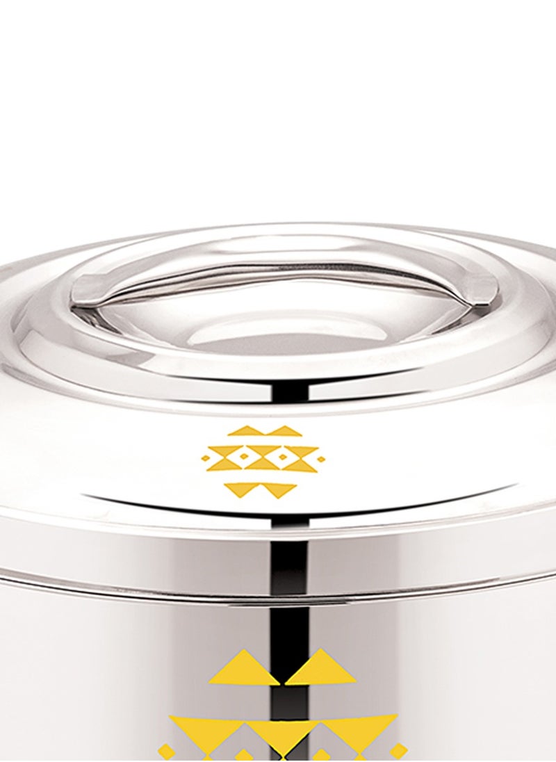 Yara Stainless Steel Casserole Stylish, Durable, and Heat-Retaining Design