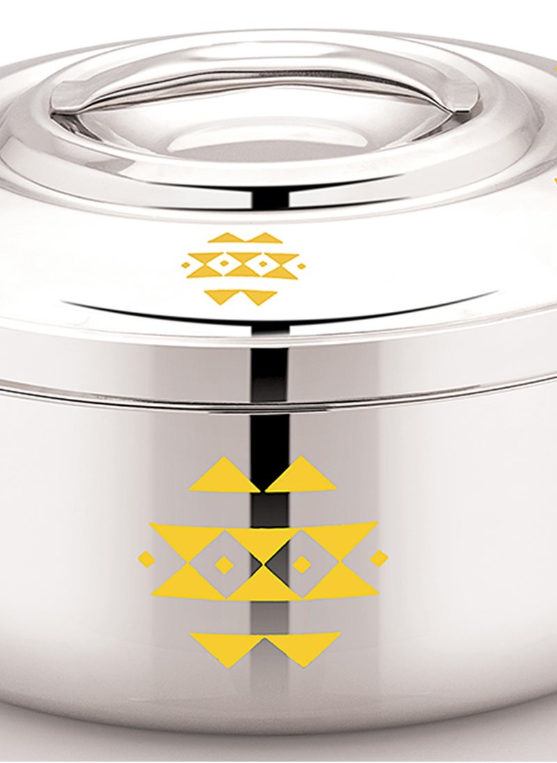 Yara Stainless Steel Casserole Stylish, Durable, and Heat-Retaining Design