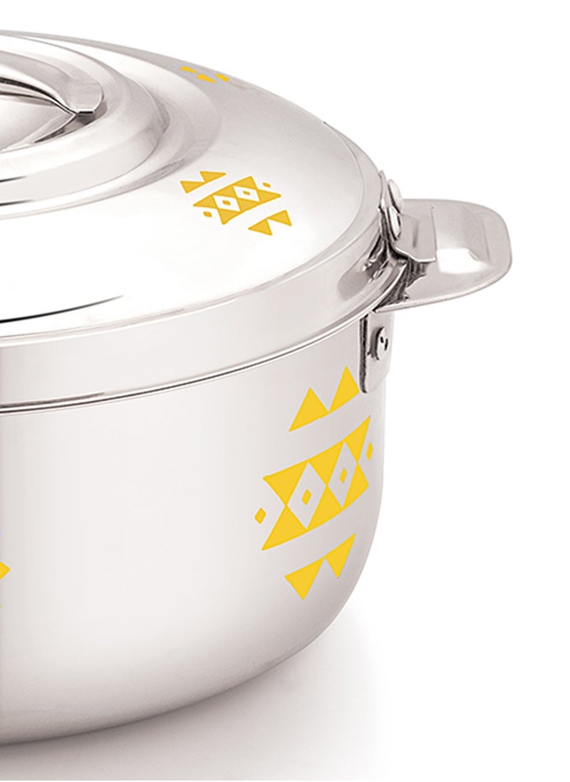 Yara Stainless Steel Casserole Stylish, Durable, and Heat-Retaining Design