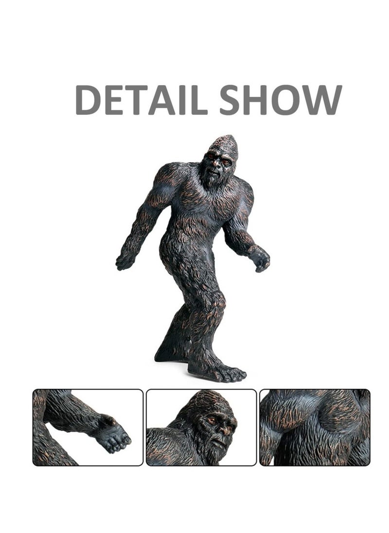 Bigfoot Statue, Soild Animals Durable Table Decor, Indoor Desk Decoration Gift for Home and Office