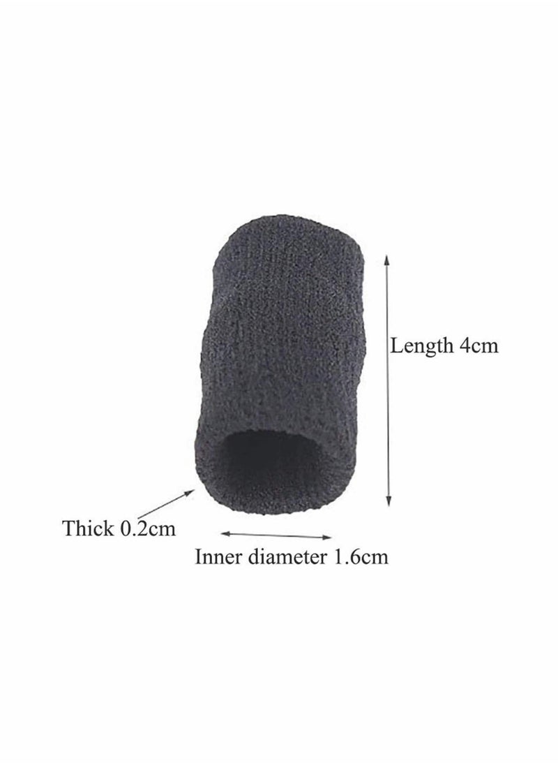 10x Finger Protector Sleeve, Arthritis Stretchy Support Sports Aid - Basketball Finger Guard