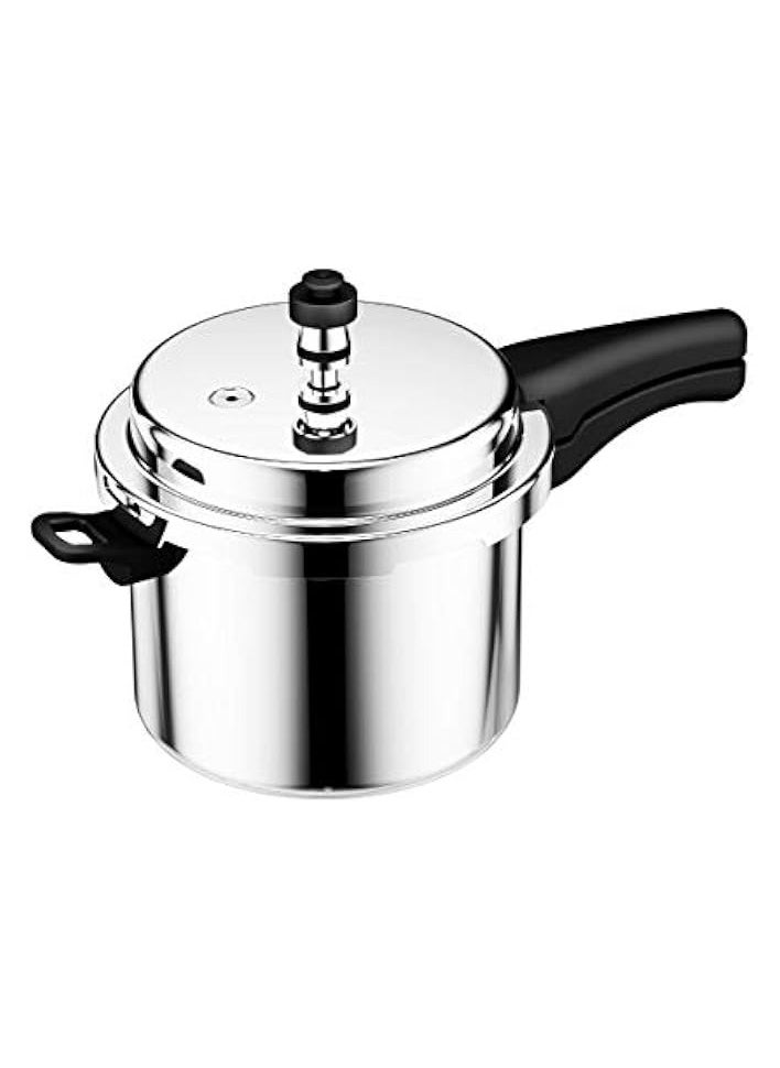 Aluminium Pressure Cooker - Lightweight & Durable Home Kitchen Pressure Cooker With Lid, Multi-Safety Device With Cool Touch Handles - For Gas And Solid Hotplates, Multi-Colour