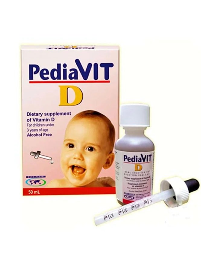 PediaVit D Drops 400IU 50Ml Cherry Flavoured