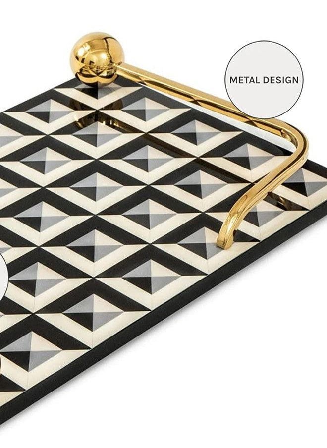 Stephen Bandiagara Decorative Abstract Tray Knot Home Designer Accessory for Bedroom Living Dining Room Office Area Décor