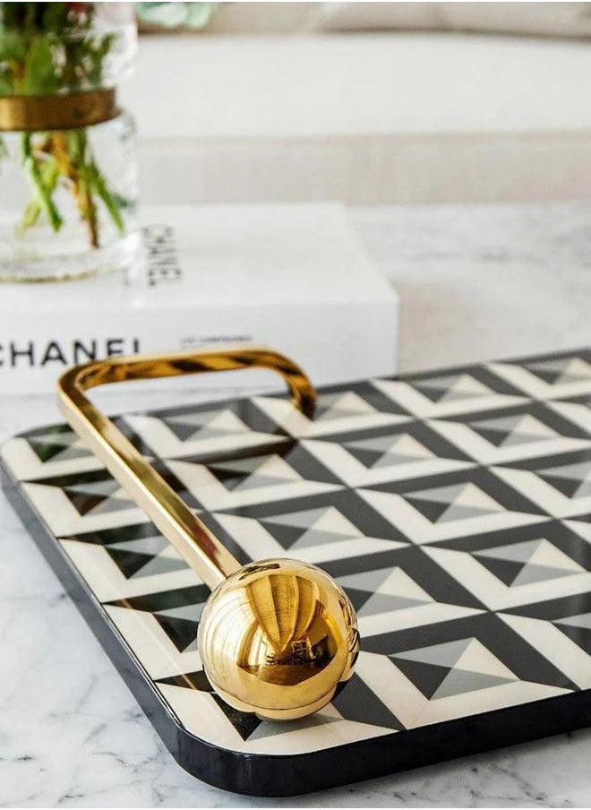 Stephen Bandiagara Decorative Abstract Tray Knot Home Designer Accessory for Bedroom Living Dining Room Office Area Décor