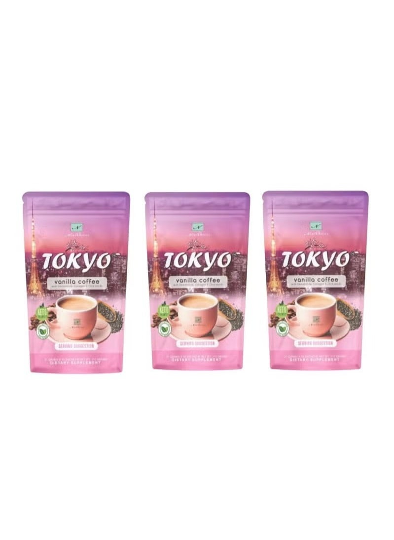 Tokyo vanilla coffee 3 pack