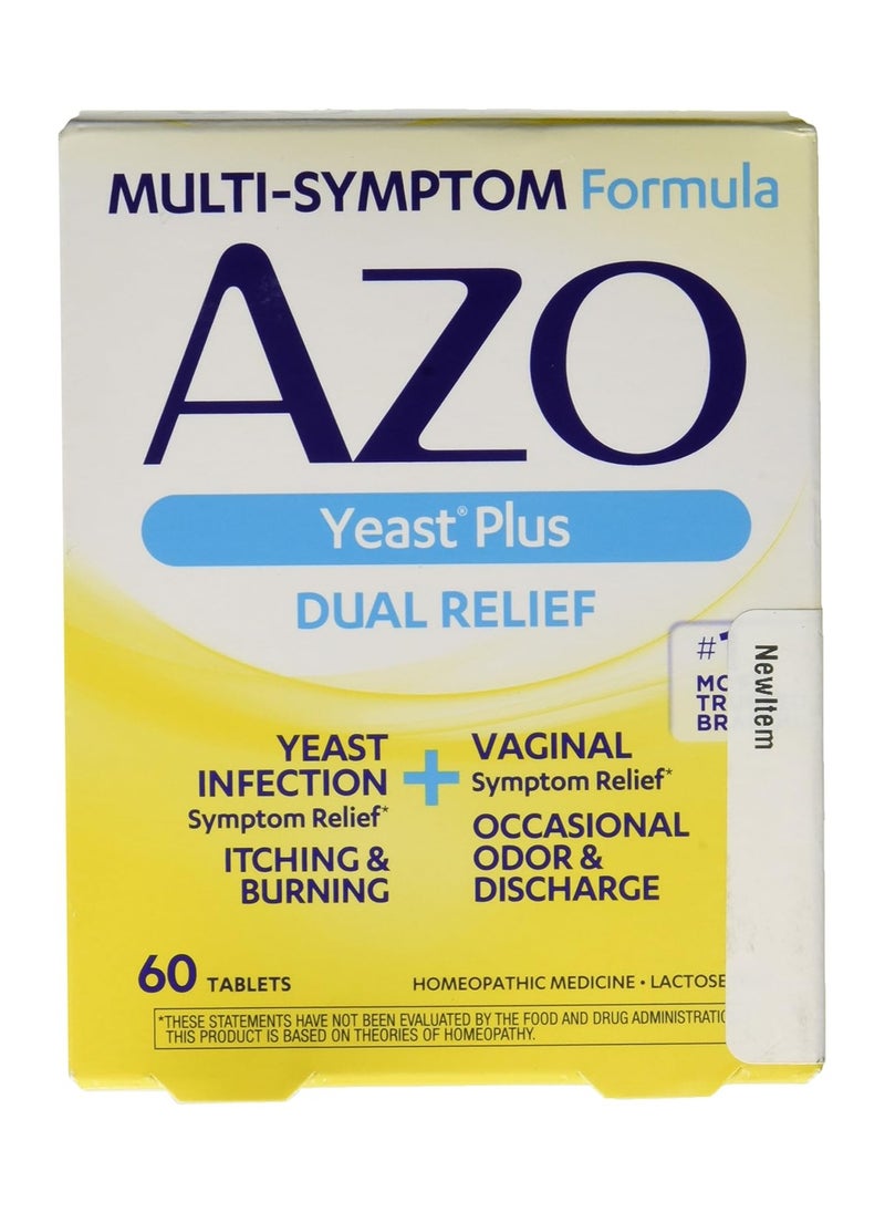 Azo, Yeast Plus, 60 tablets