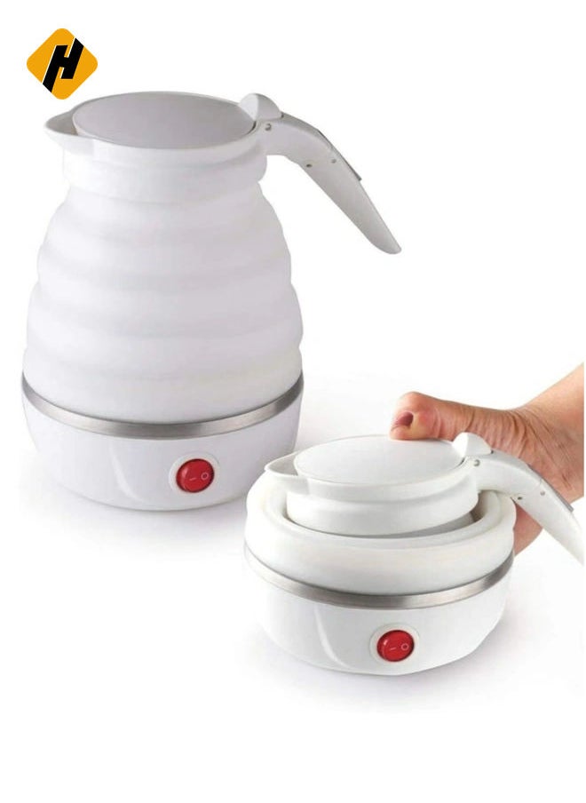 Travel Foldable Fast Boiling Portable Electric Kettle - 220V -600ML for Most Travel and Home & Office Use 105/200