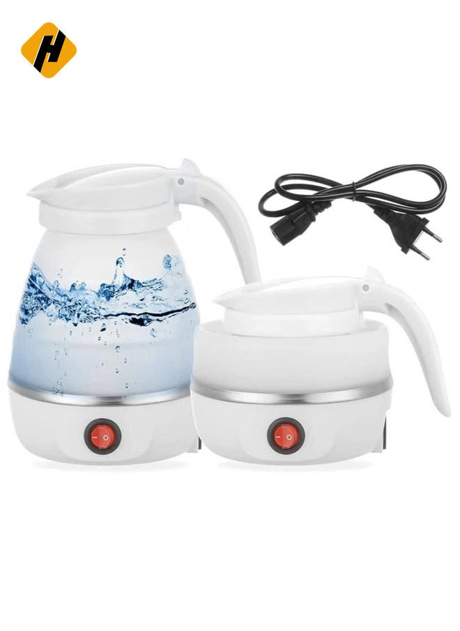 Travel Foldable Fast Boiling Portable Electric Kettle - 220V -600ML for Most Travel and Home & Office Use 105/200