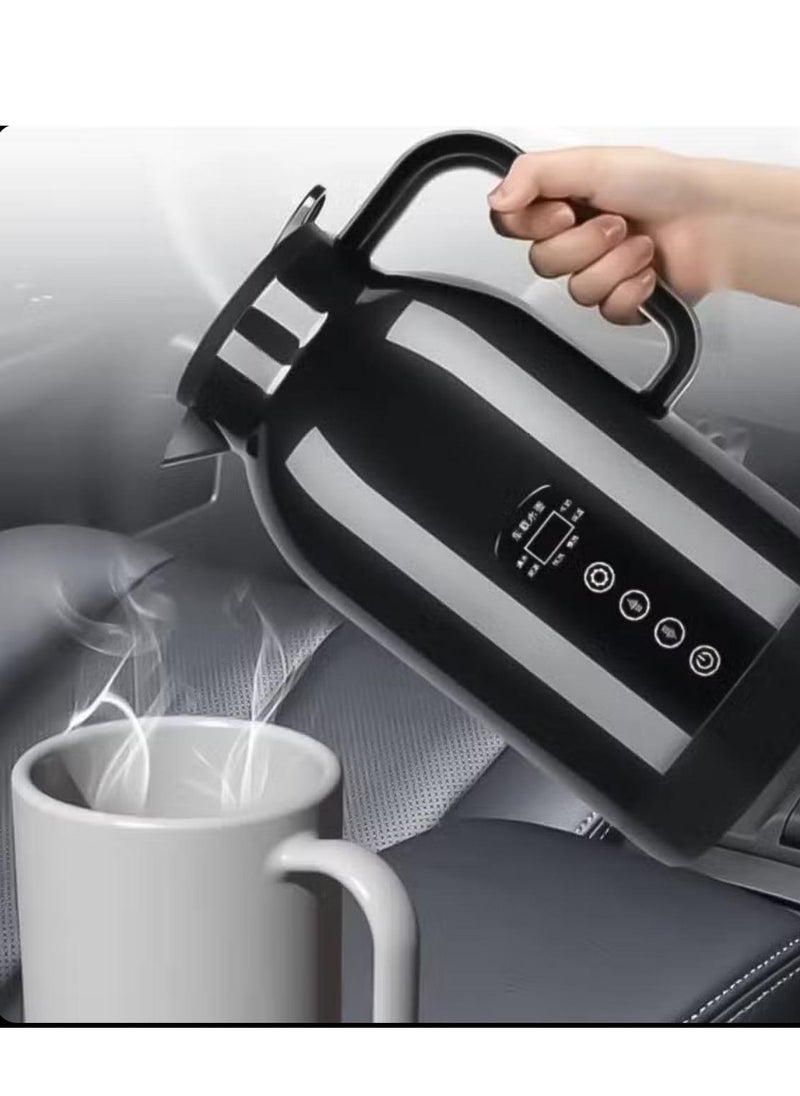 Car Electric Kettle with 1.3 Litre Capacity, DLC-HT2254 – Black