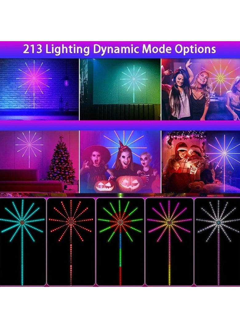 App Smart Control Ic led Rgb Fireworks Light