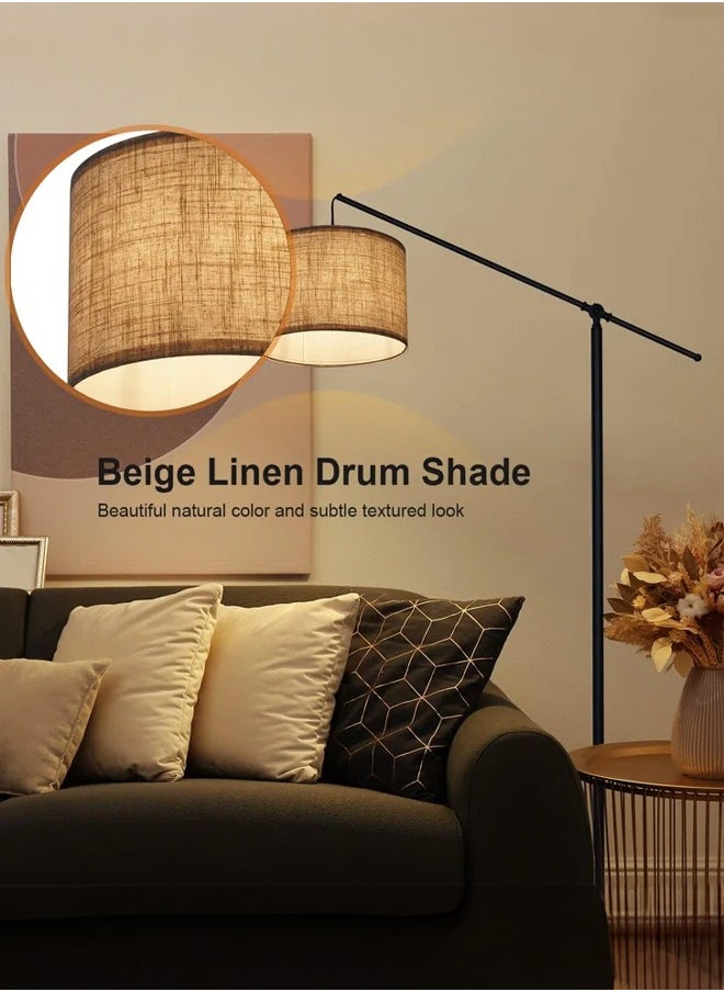 Floor lamp multifunctional swing arm height adjustable upgrade your space very suitable for living room bedroom study