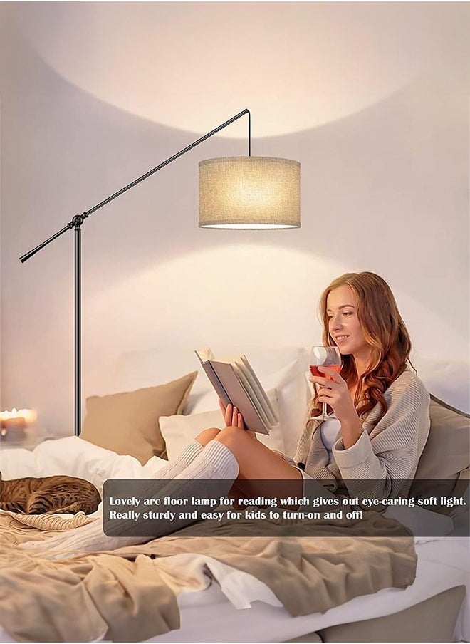 Floor lamp multifunctional swing arm height adjustable upgrade your space very suitable for living room bedroom study