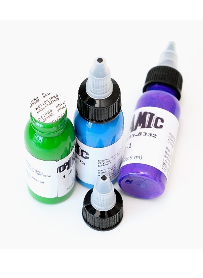 1pc Color Tattoo Ink, Smooth Consistent 30ml Tattoo Practice Color Tattoo Pigment, Vegan Friendly Tattoo Color Perfect For Lining And Shading, (YD-3 Bright Orange)