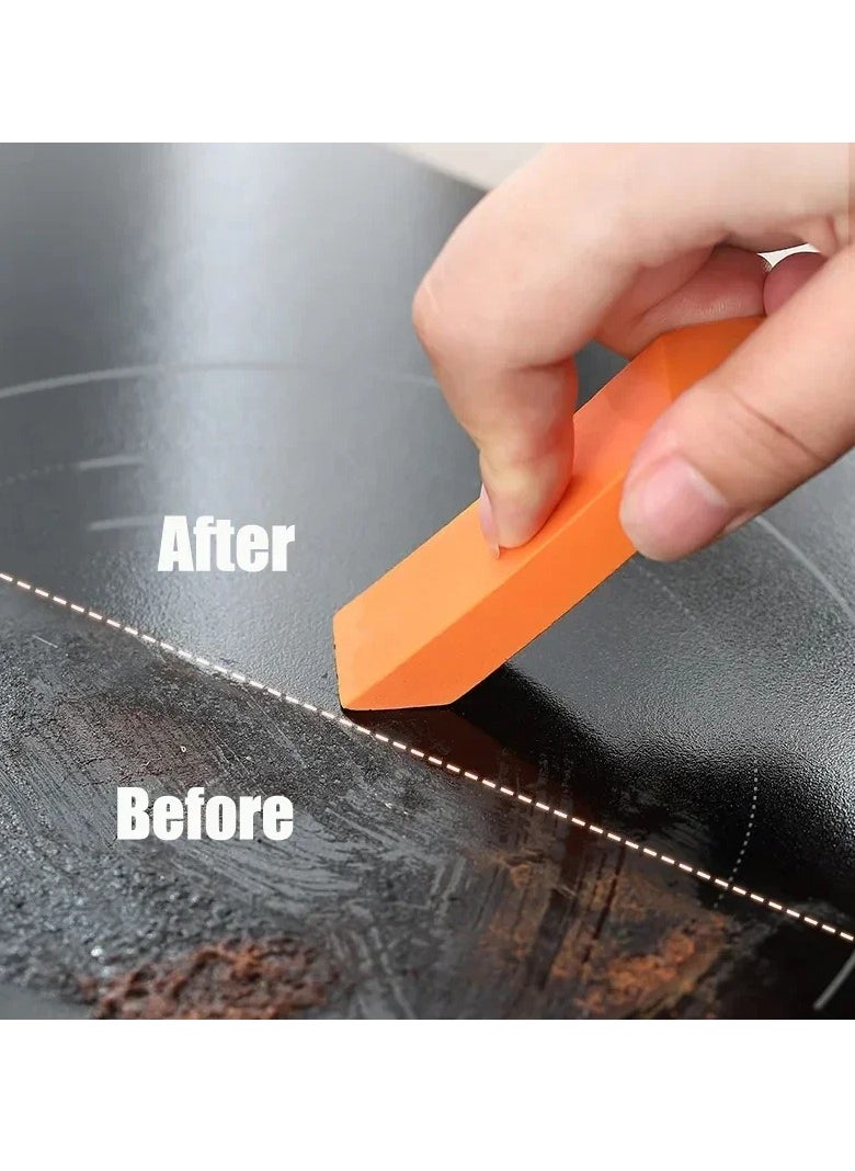 Rust Cleaning Eraser,  Reusable Limescale Eraser, Household Kitchen Cleaning Tools, Decontamination Magic Eraser For Kitchen And Bathroom, (Soft Sponge)