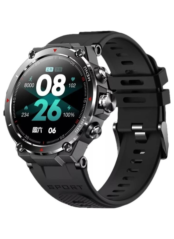 Zeblaze Stratos 2 Smart Sports Watch 1.3 Full-touch Screen 360 * 360 High Resolution 4-Satellite/3-Mode GPS 24H Health Monitor 25-day Endurance 5ATM