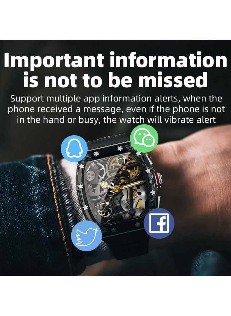 Smart Watch Bluetooth Са|| Message Pressure Push ʜеаrt Rate BlооԀ BlооԀ Health Mопitоring Intelligent Alert Sleep