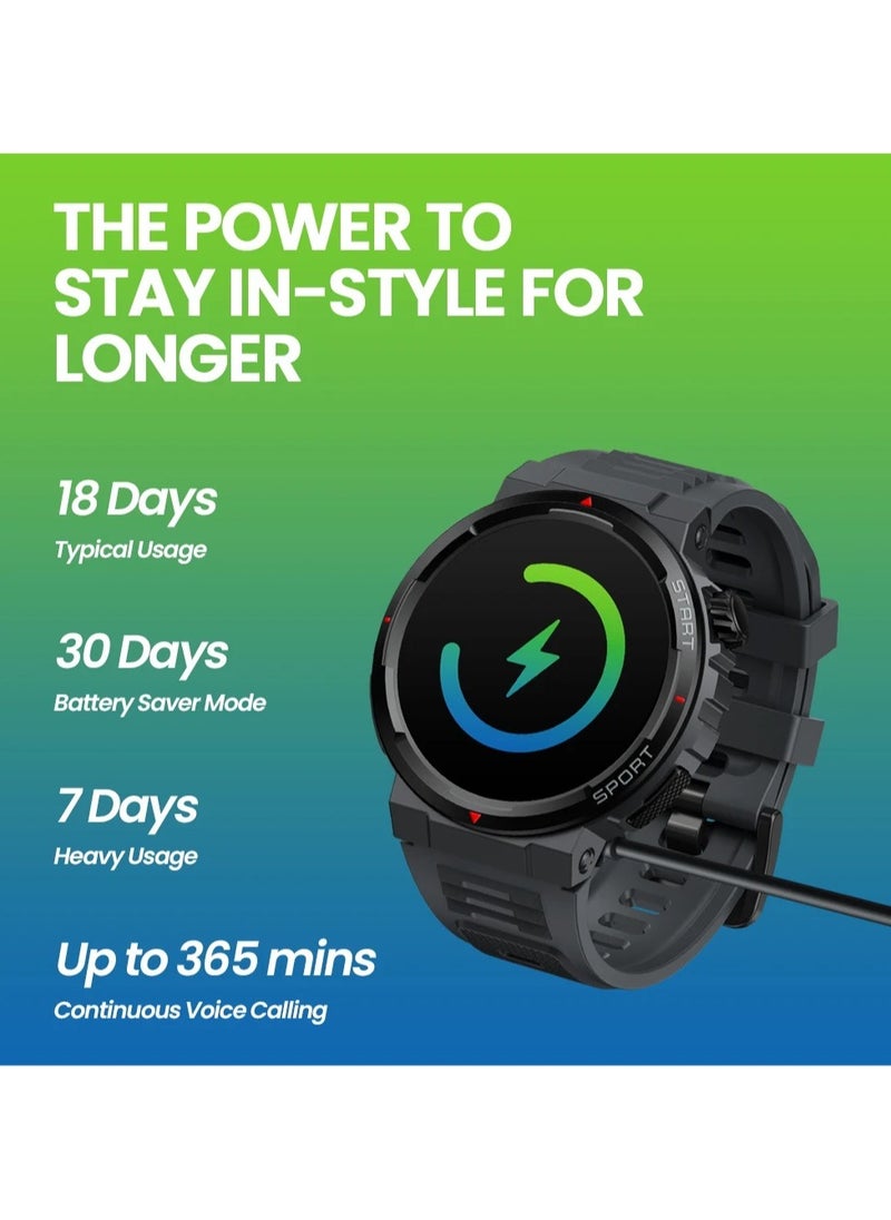 New Zeblaze Ares 3 Plus 1.43 HD AMOLED Display Voice Calling Smartwatch New 3D Interactive Health Fitness Tracking Smart Watch