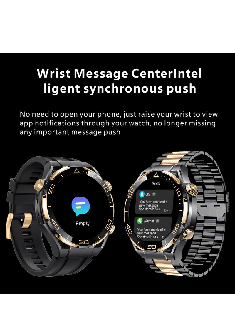 Watch Ultimate Black Edition - 1.62-inch AMOLED Full Touch Screen Smartwatch with AI Voice Assistant, NFC Access, Health Monitoring, and Multi-Sport Modes