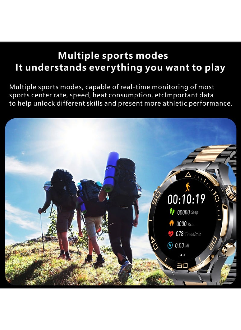 Watch Ultimate Black Edition - 1.62-inch AMOLED Full Touch Screen Smartwatch with AI Voice Assistant, NFC Access, Health Monitoring, and Multi-Sport Modes