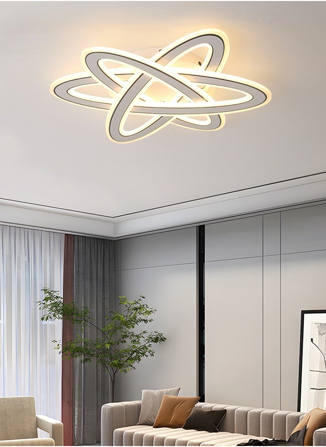 LED Ceiling Light, 108W Dimmable Remote Control Ceiling Lamp, Adjustable Color Temperatures (3000K-6000K), Modern Ceiling Light Fixture for Living Room, Dining Room, Bedrooms