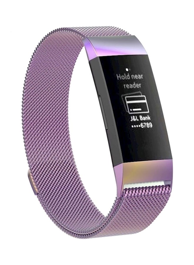 Replacement Band For Fitbit Charge 3 Purple
