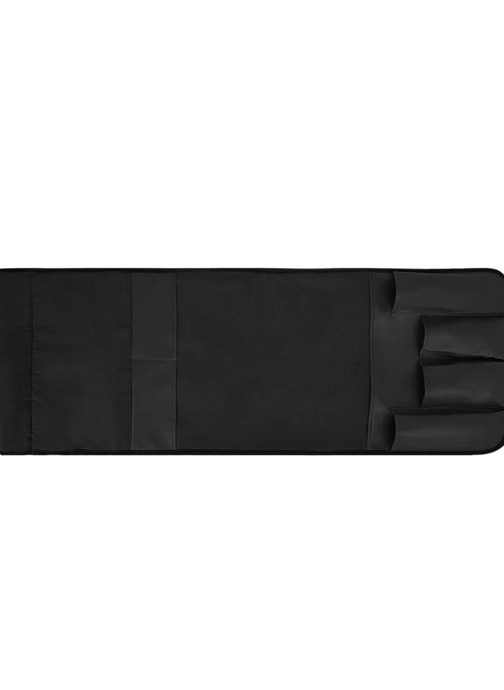 Leather Sofa Armrest Organizer, Non Slip Armchair Caddy for Couch Remote Control Holder with 5 Pockets for Phone, Book, Magazines, Tablet, Holder Recliner Couch Tidy Hanging Storage Bag Arm Chair