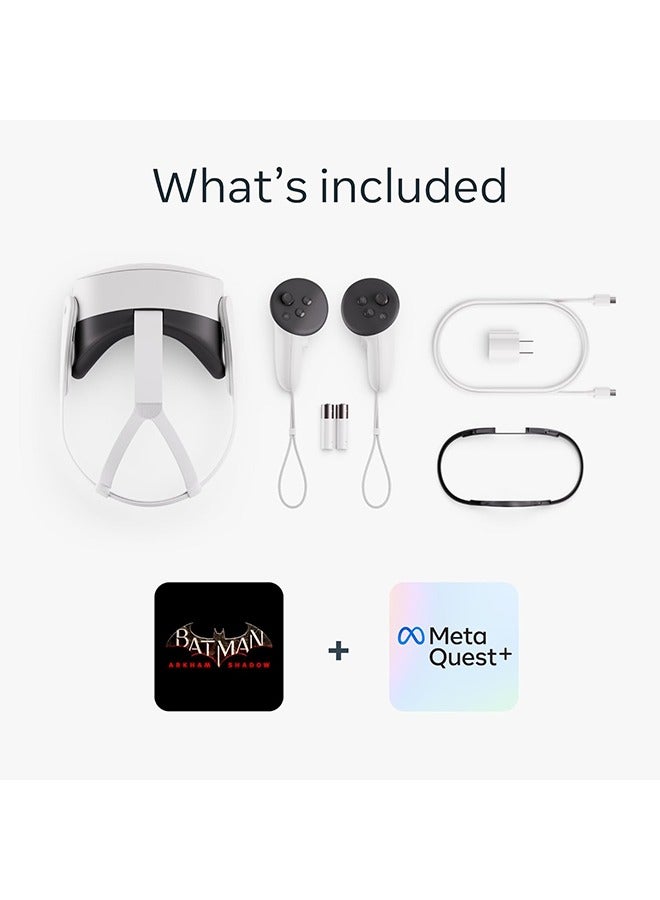 Quest 3S 256GB — Get Batman: Arkham Shadow and a 3-Month Trial of Meta Quest+ Included — All-in-One Headset White