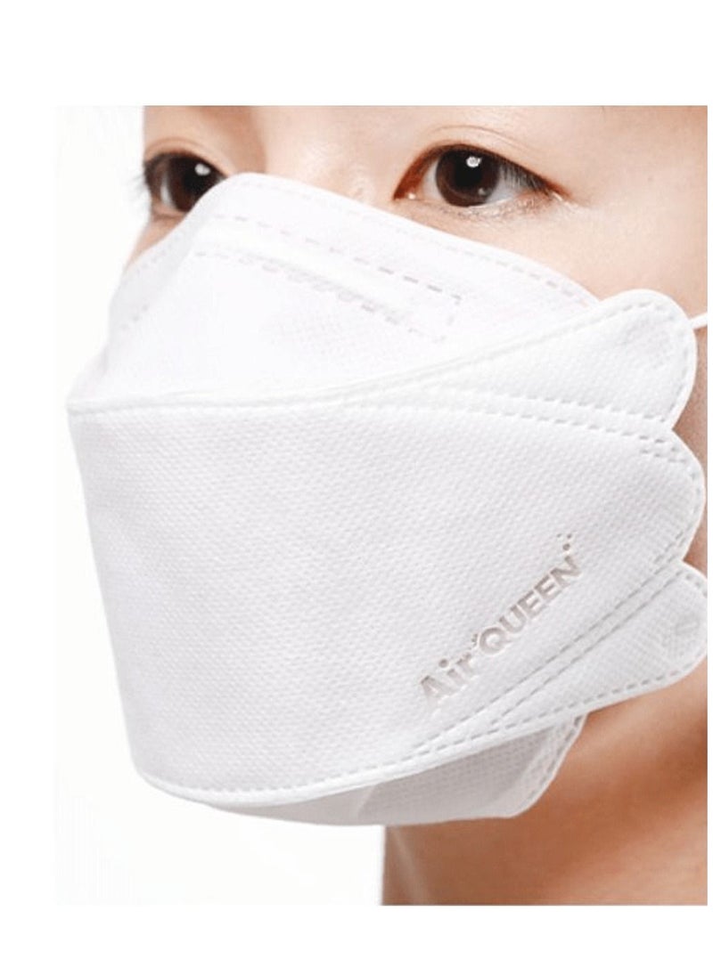 Pack Of 10 Pieces Nanofiber Filter Face Mask For Adults Face Mask White