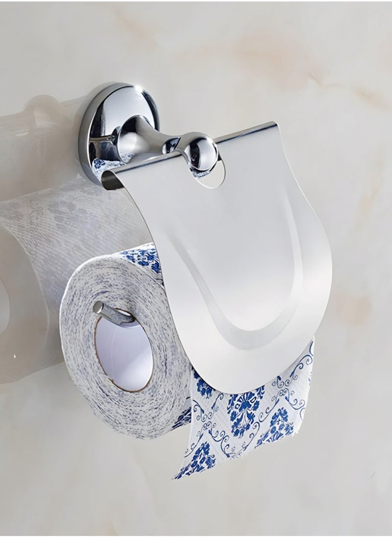 Toilet Paper Holder, Toilet Paper Box, Toilet Paper Holder, Roll Paper Holder, and Sheet Paper Holder (Chrome)