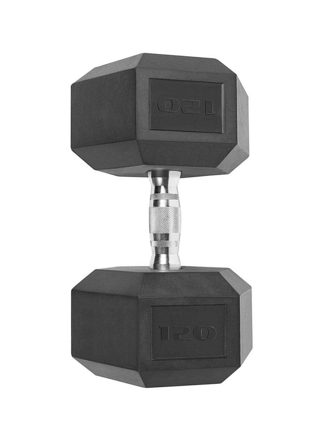 Rubber Coated Hex Dumbbell 10kg