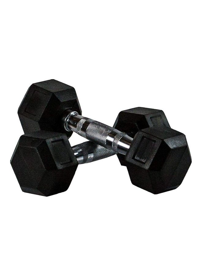 Set Of 2 Hex Dumbbells 10kg