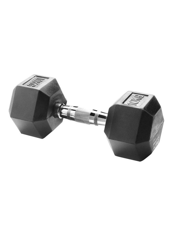 Set Of 2 Hex Dumbbells 10kg