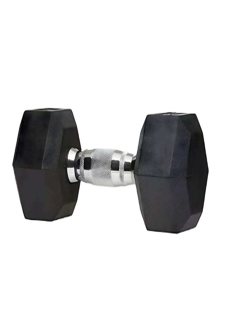 HM Sports 7 KG Hex Dumbbell | Heavy Duty Cast Iron Weight for Strength Training and Home Workouts