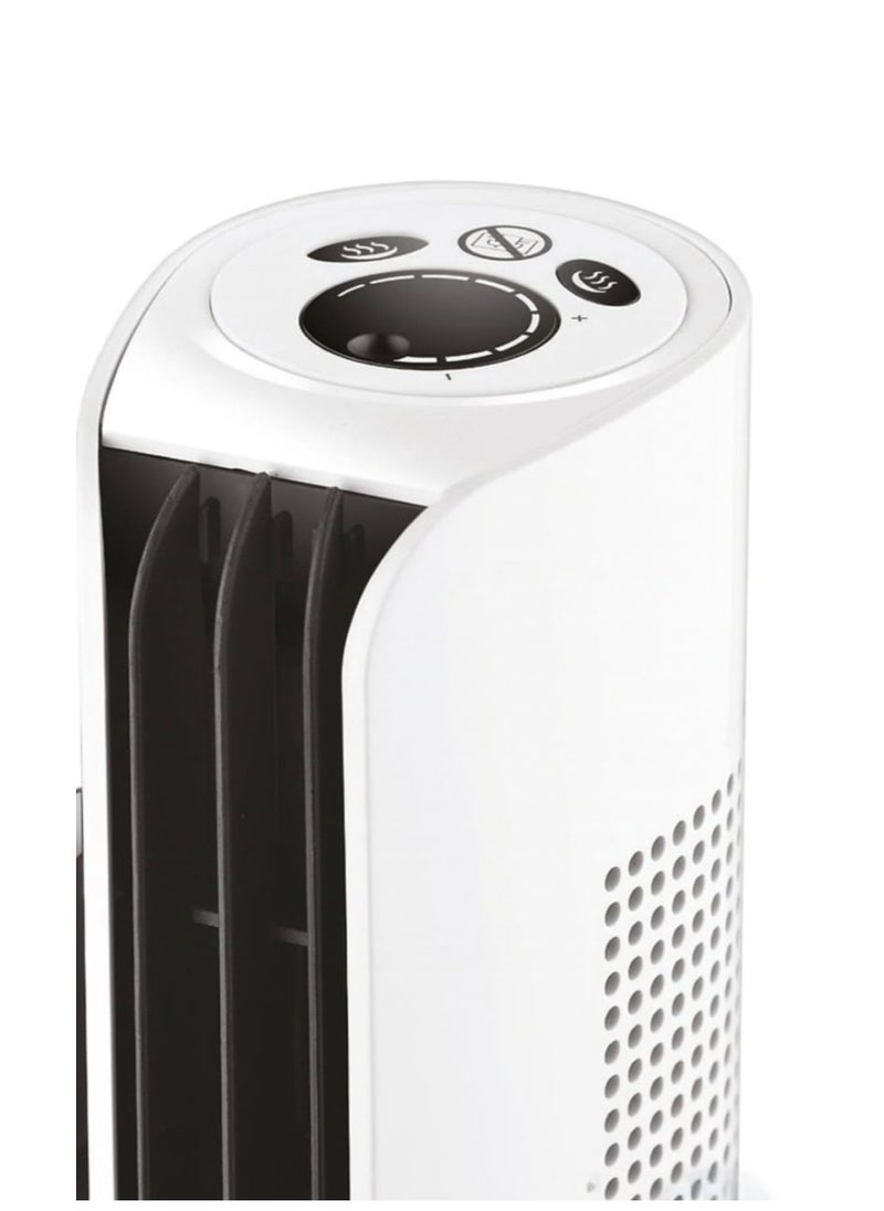 Room Heater with Dual Position, Overheat Protection, 2 Heat Levels & Fan, Automatic Temperature Control for Home & Office 1800W