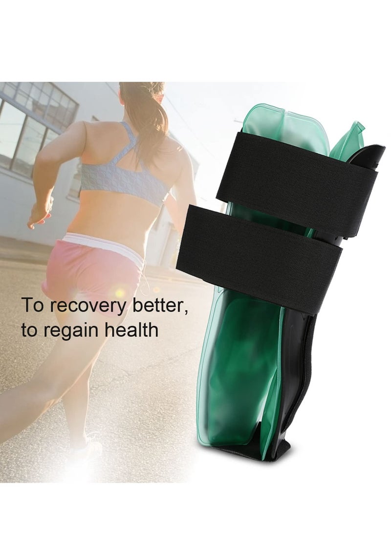 Adjustable Air Gel Ankle Brace Stirrup Splint with Hot/Cold Therapy for Sprains, Tendonitis, and Sports Injuries - Universal Fit for Maximum Comfort and Support.